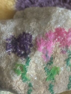 Rocks Purple and Pink Floral Stone AND Jaws rock
